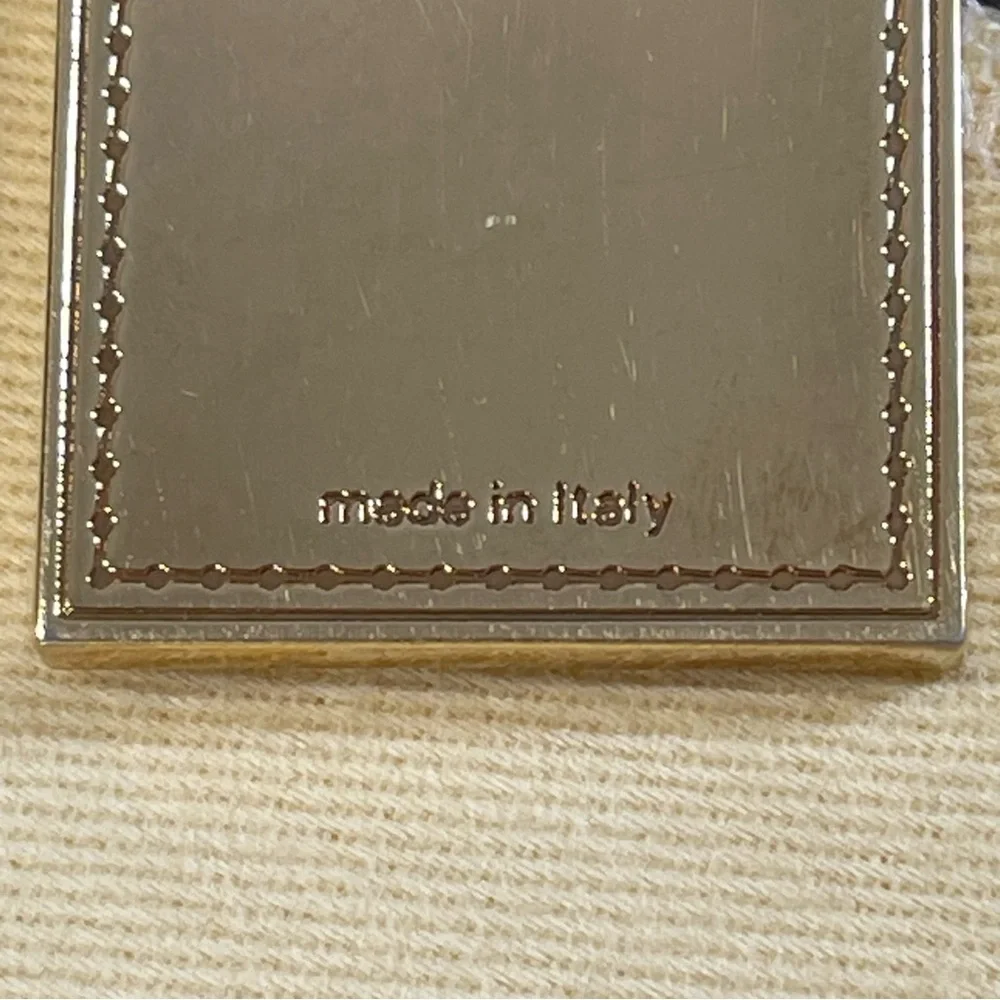 Louis Vuitton Porte-Cles Gold Luggage Tag or Bag Charm